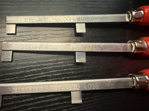 Seghetti refret stewmac set - refret,